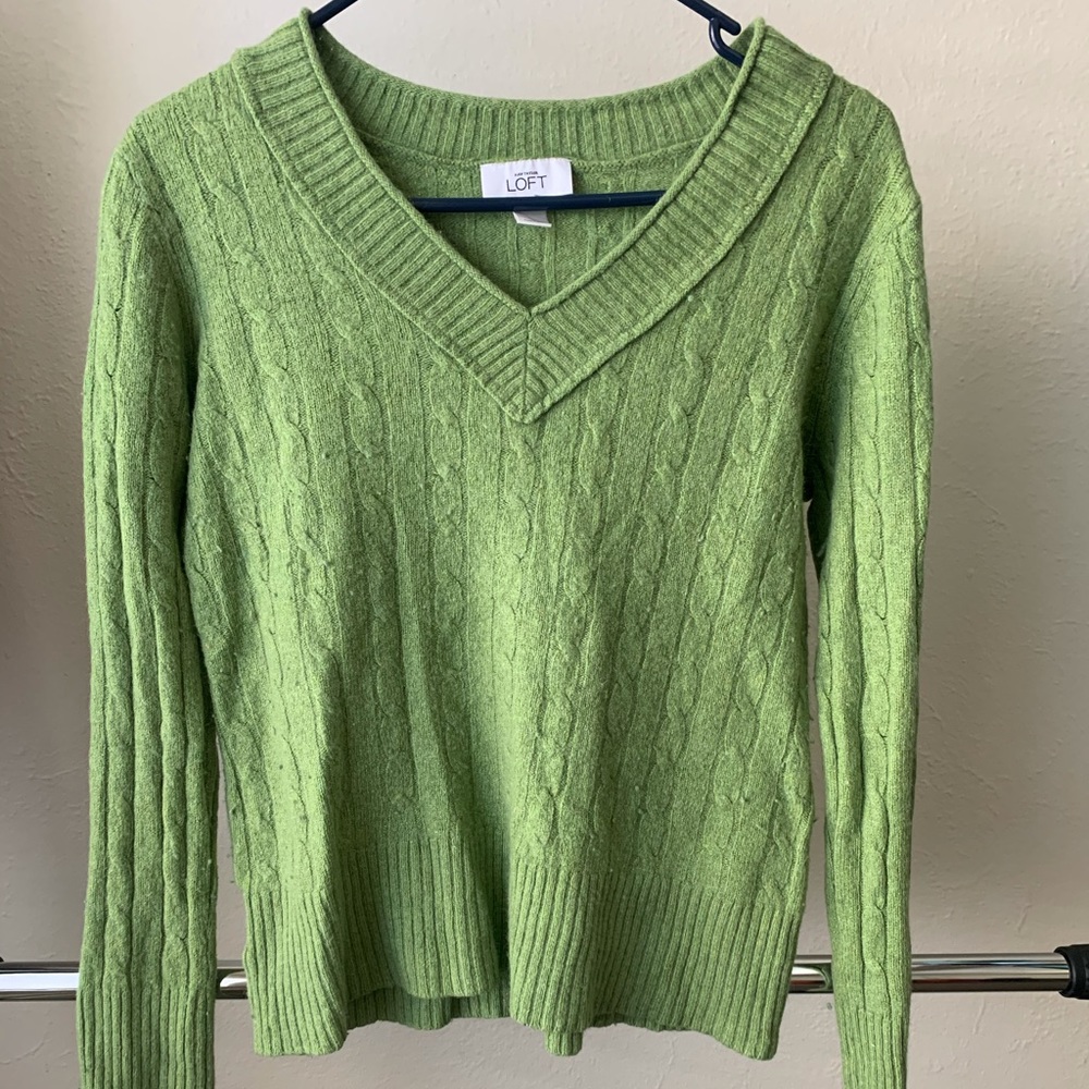 Loft Green Sweater